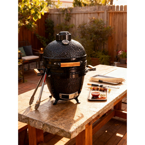 Barbecue Portable Home ESPRIT Métal Céramique 51 X 53 X 64 CM