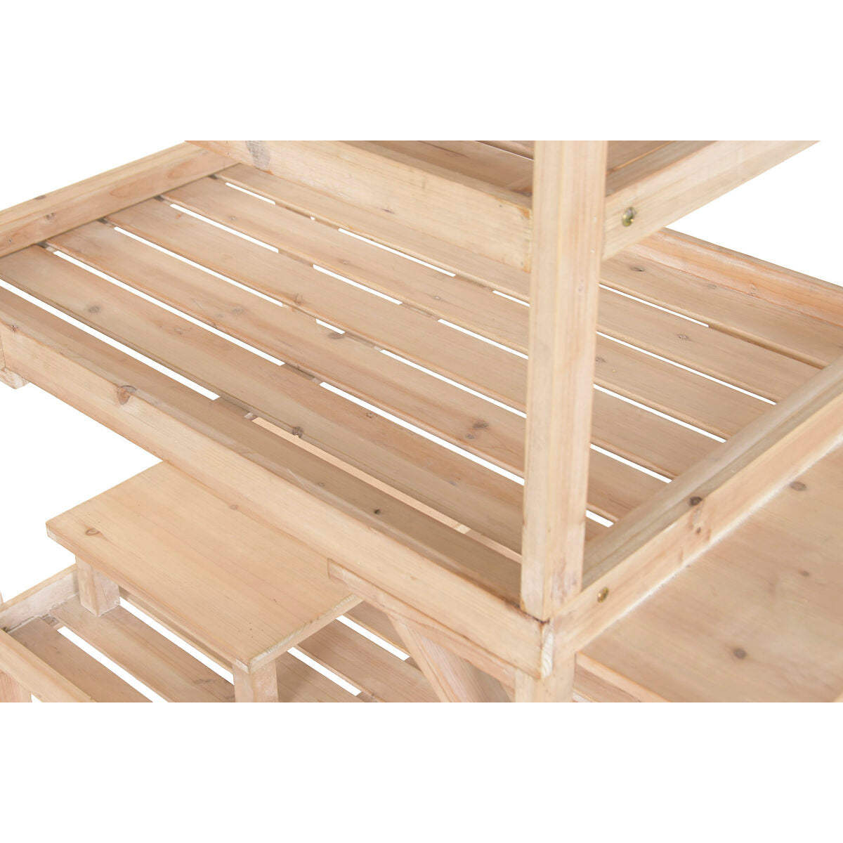 Chariot de Jardin Home ESPRIT Naturel Bois d'épicéa Bois MDF 115 X 68 X 168 CM