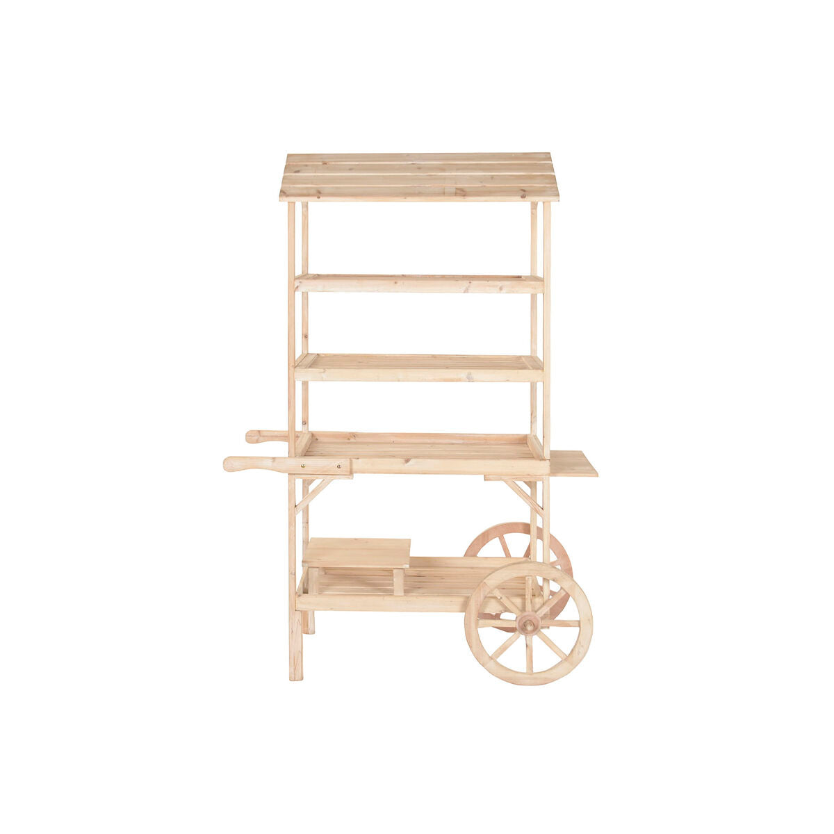 Chariot de Jardin Home ESPRIT Naturel Bois d'épicéa Bois MDF 115 X 68 X 168 CM