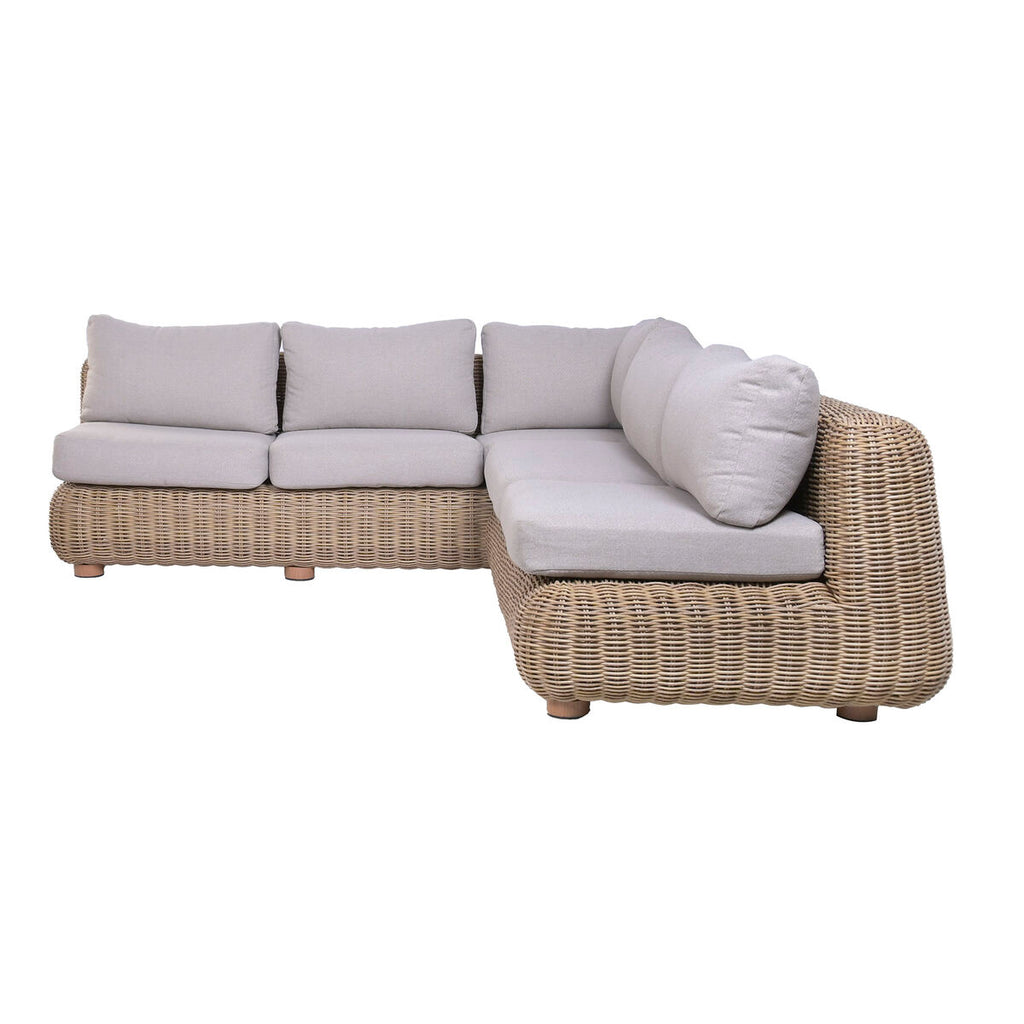 Canapé de jardin Home ESPRIT Marron Gris 243 X 259 X 69 CM