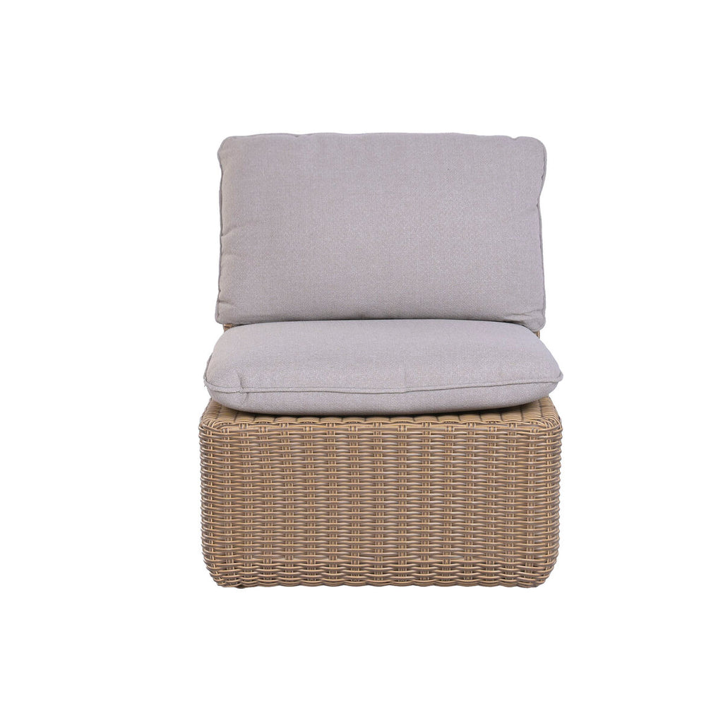 Canapé de jardin Home ESPRIT Marron Marron Clair 215 X 90 X 75 CM