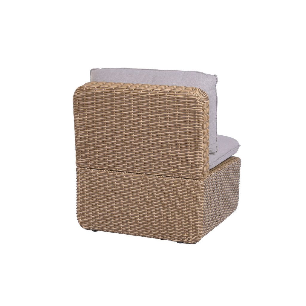 Canapé de jardin Home ESPRIT Marron Marron Clair 215 X 90 X 75 CM