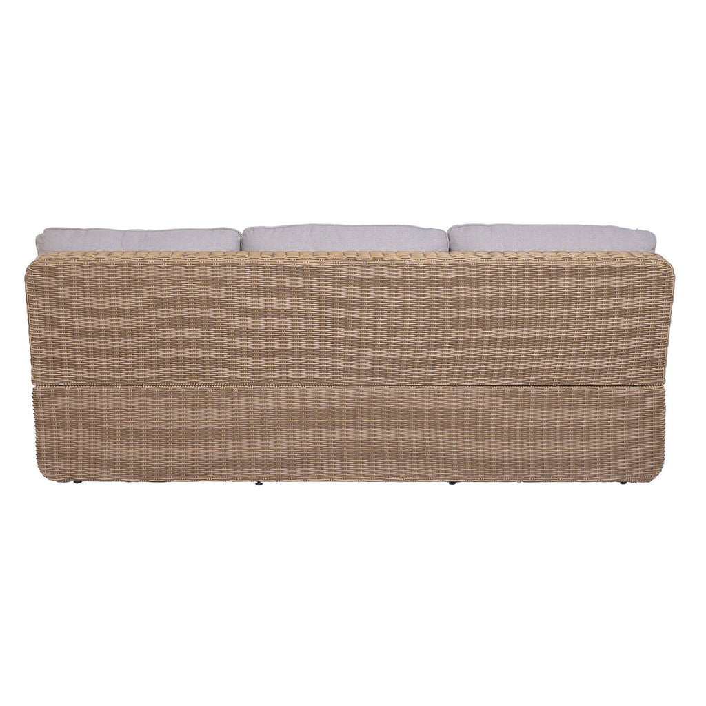 Canapé de jardin Home ESPRIT Marron Marron Clair 215 X 90 X 75 CM