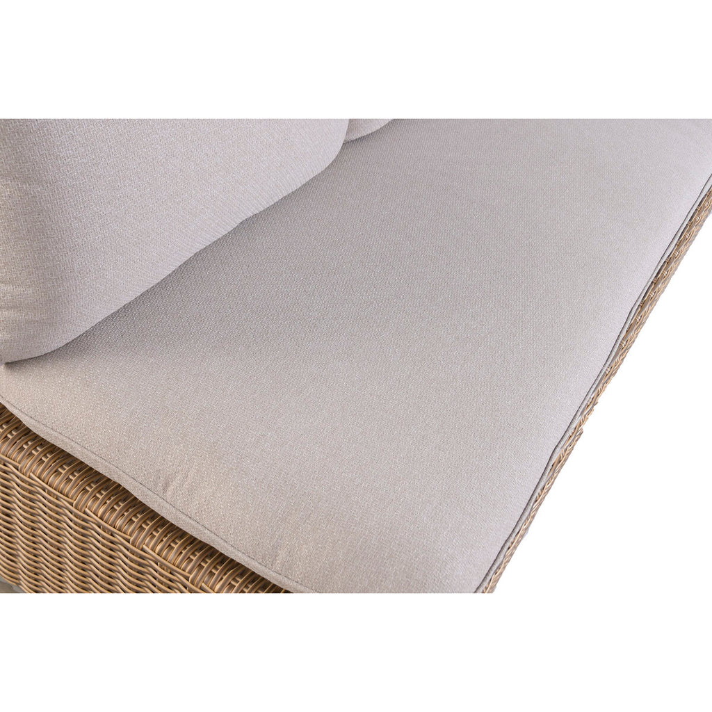 Canapé de jardin Home ESPRIT Marron Marron Clair 215 X 90 X 75 CM