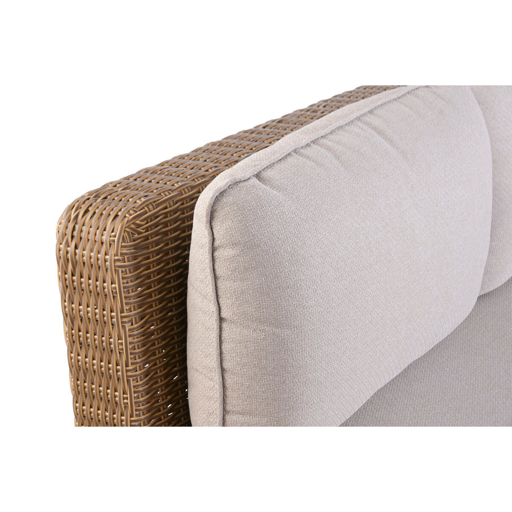 Canapé de jardin Home ESPRIT Marron Marron Clair 215 X 90 X 75 CM
