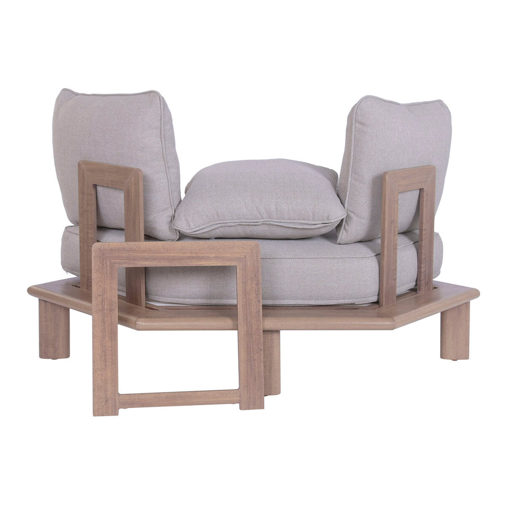 Canapé de jardin Home ESPRIT Marron 290 X 290 X 68 CM