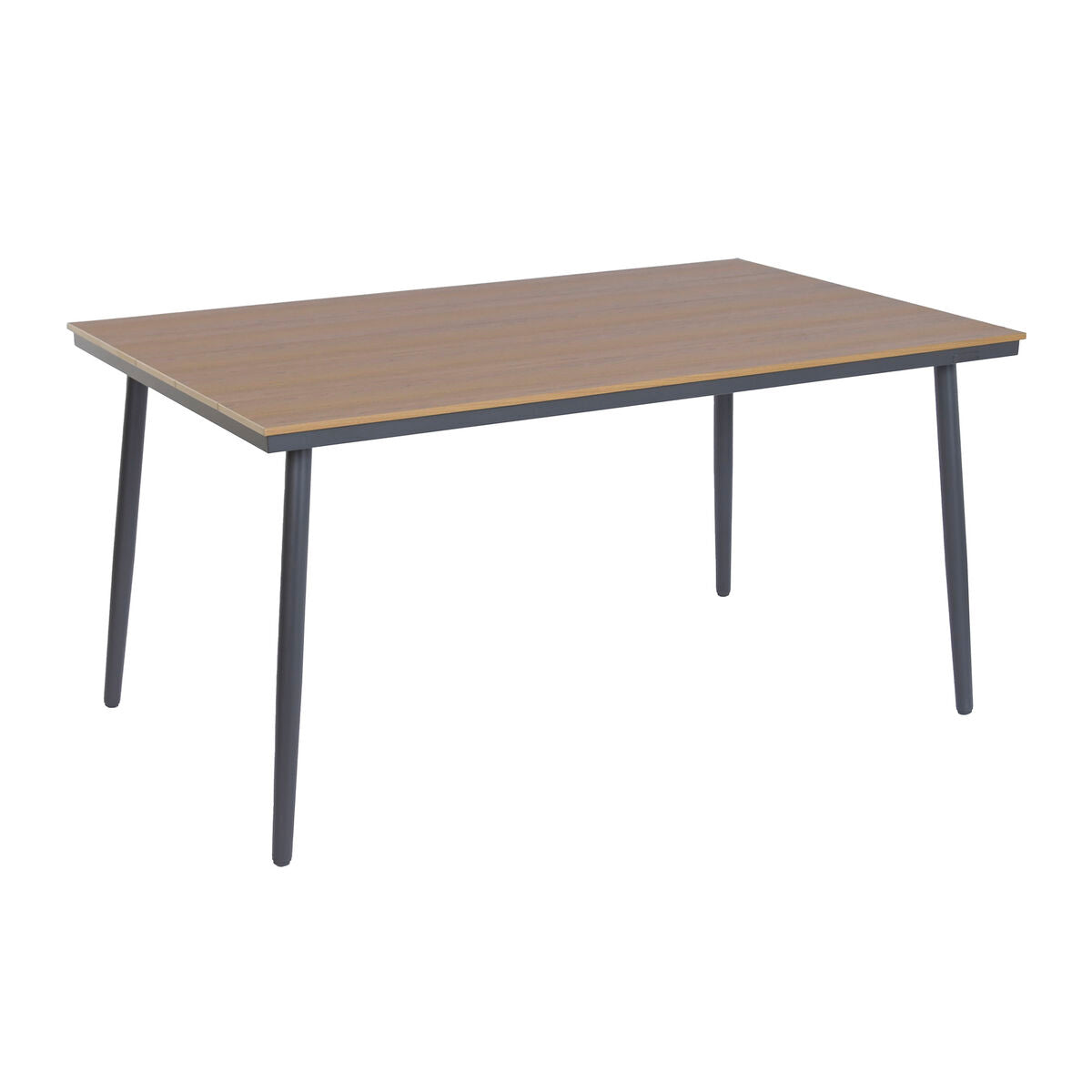 Ensemble Table + 6 Chaises Home ESPRIT Marron Gris foncé 150 X 90 X 73 CM