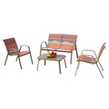 Canapé de jardin Home ESPRIT Vert Multicouleur 112 X 71 X 85 CM