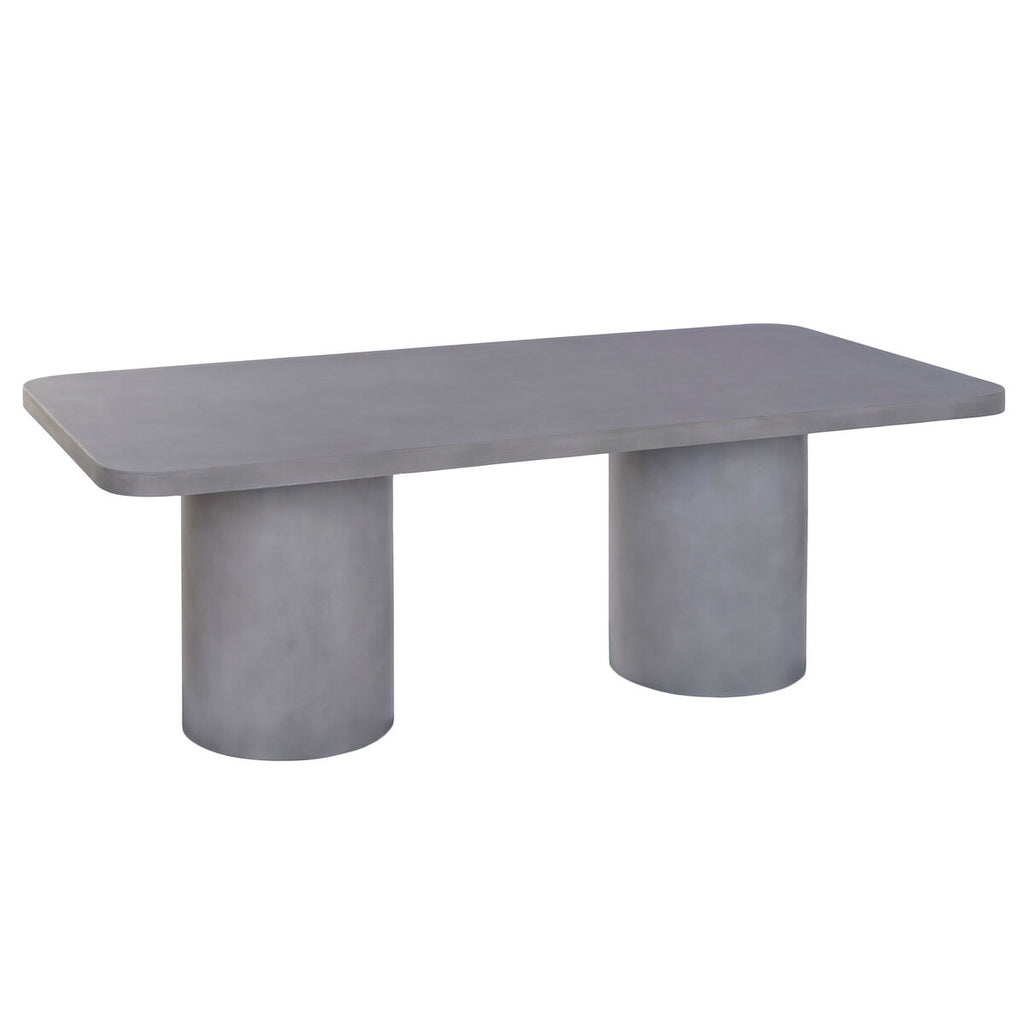 Table de Salle à Manger Home ESPRIT Gris Béton 200 x 100 x 74 cm
