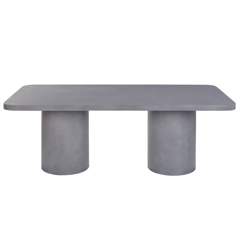 Table de Salle à Manger Home ESPRIT Gris Béton 200 x 100 x 74 cm