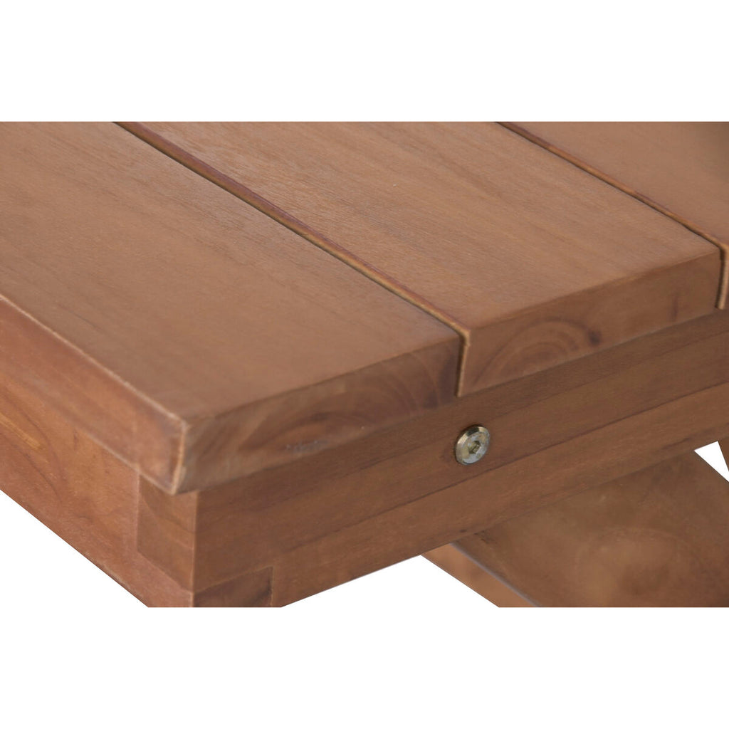 Table de Salle à Manger Home ESPRIT Marron Teck 200 x 100 x 78 cm