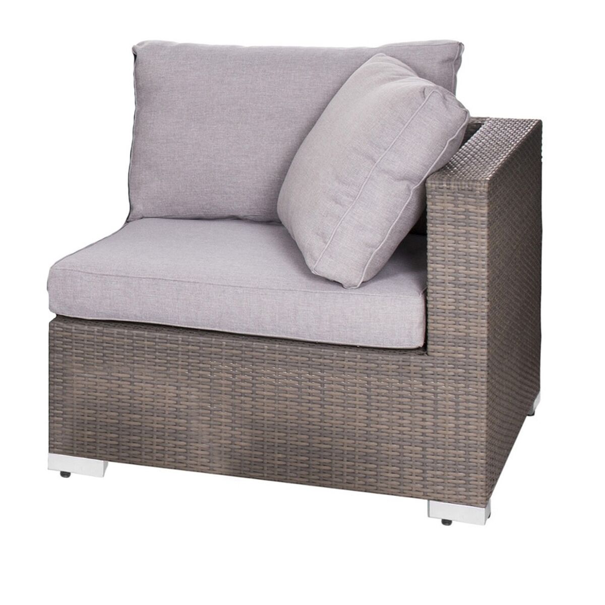 Canapé de jardin Marlene Marron Clair 86 x 86 x 66 cm Modulaire