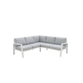 Canapé de jardin Thais Blanc 195 x 195 x 73,6 cm