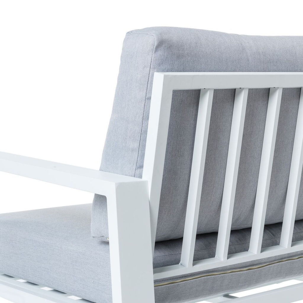 Canapé de jardin Thais Blanc 195 x 195 x 73,6 cm