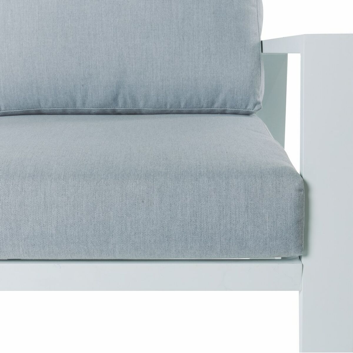 Canapé de jardin Thais Blanc 195 x 195 x 73,6 cm