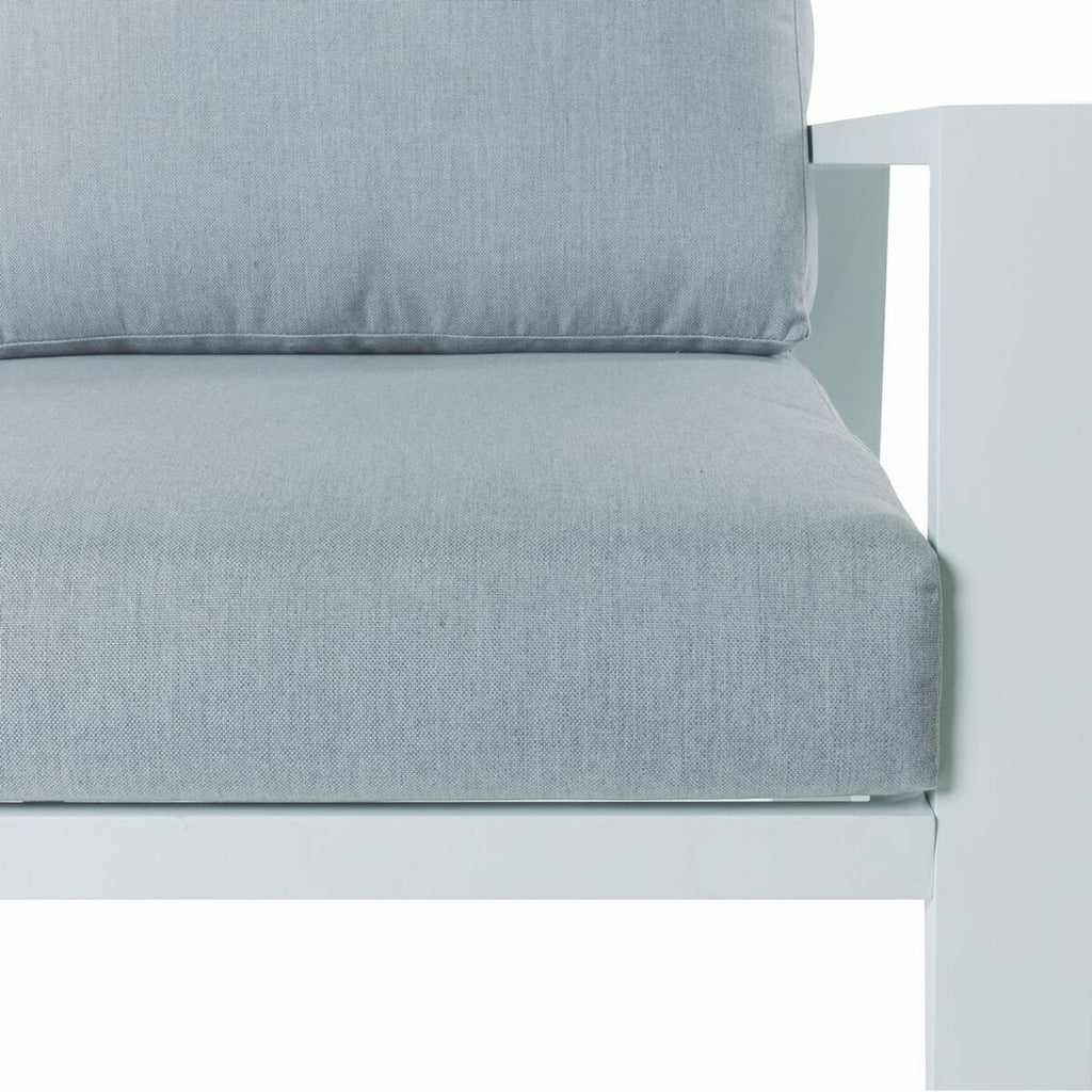 Canapé de jardin Thais Blanc 195 x 195 x 73,6 cm