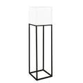 Lampadaire Block Blanc Gris E27 38 x 38 x 155 cm