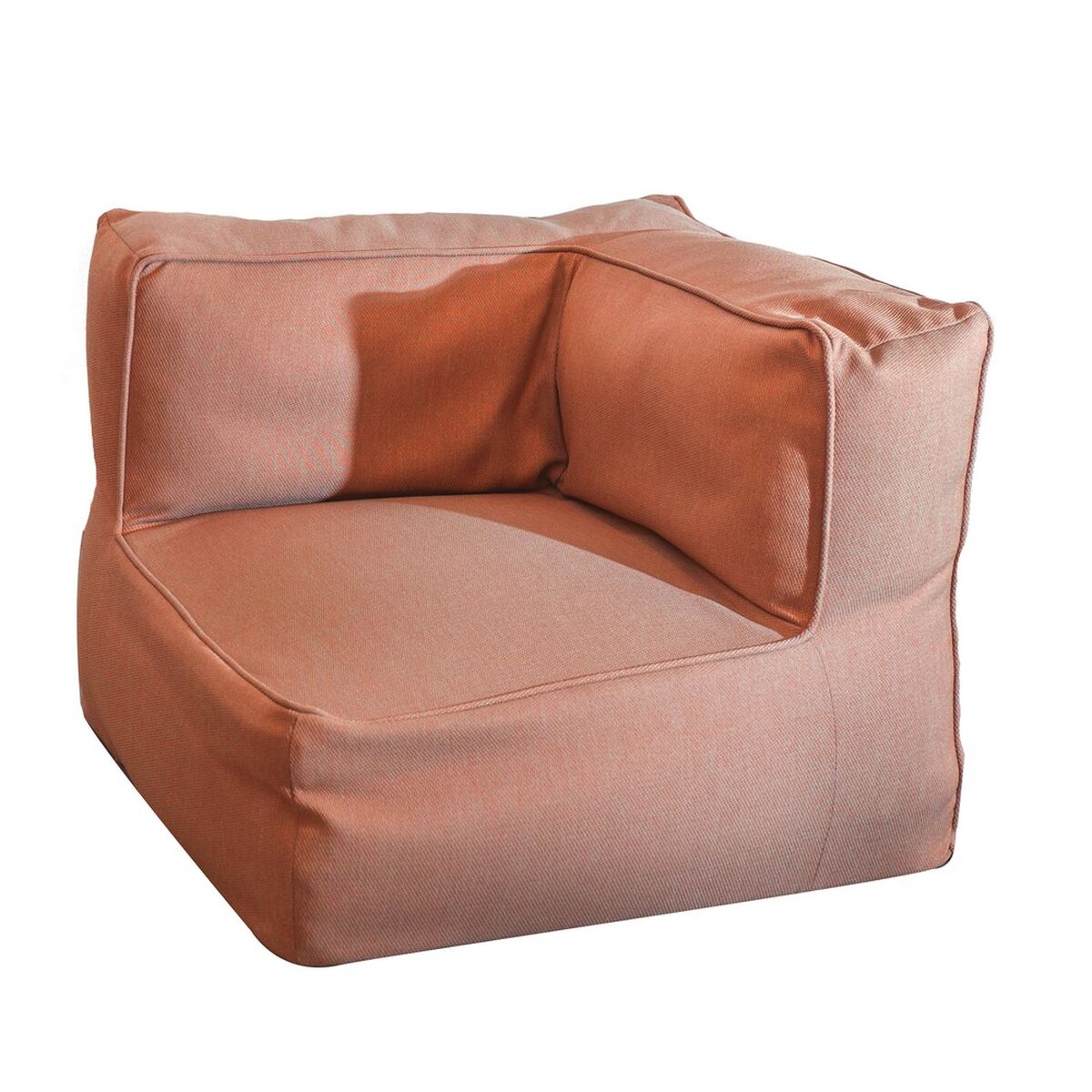 Canapé de jardin Gissele Rouge intense 80 x 80 x 64 cm