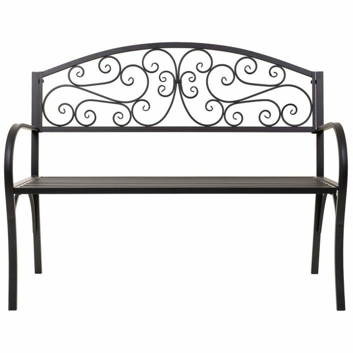 Banc Alexandra House Living Noir Fer 53 x 91 x 153 cm