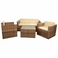 Meubles de jardin Alexandra House Living Marron Naturel 65 x 45 x 75 cm 4 Pièces
