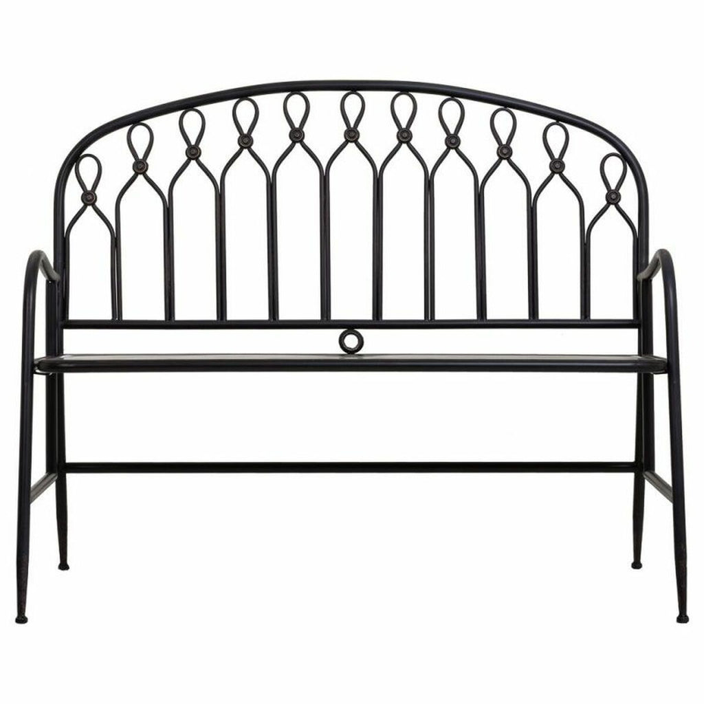 Banc Alexandra House Living Noir Métal 56 x 98 x 118 cm