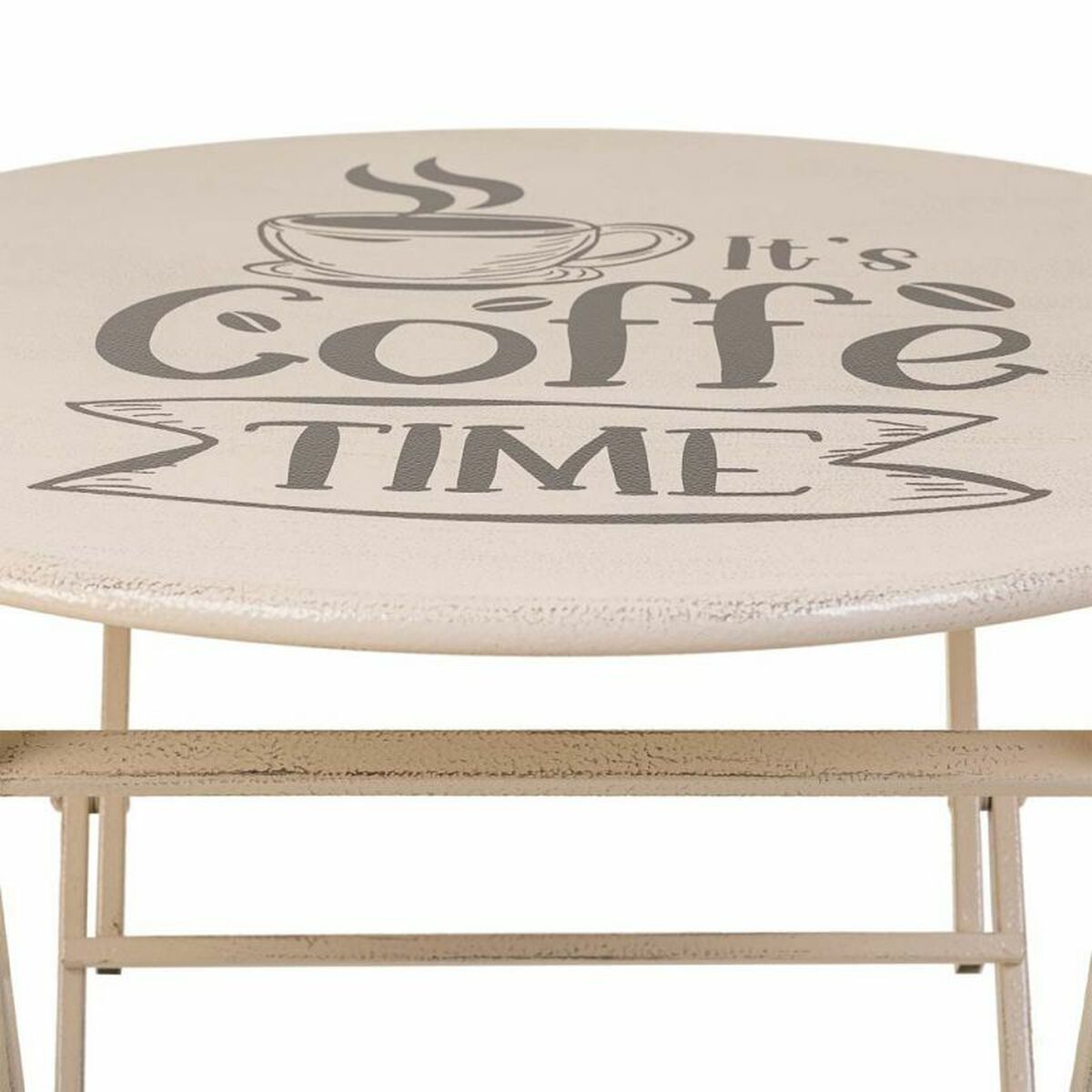 Ensemble Table + 2 Chaises Alexandra House Living Blanc 60 x 75 x 60 cm