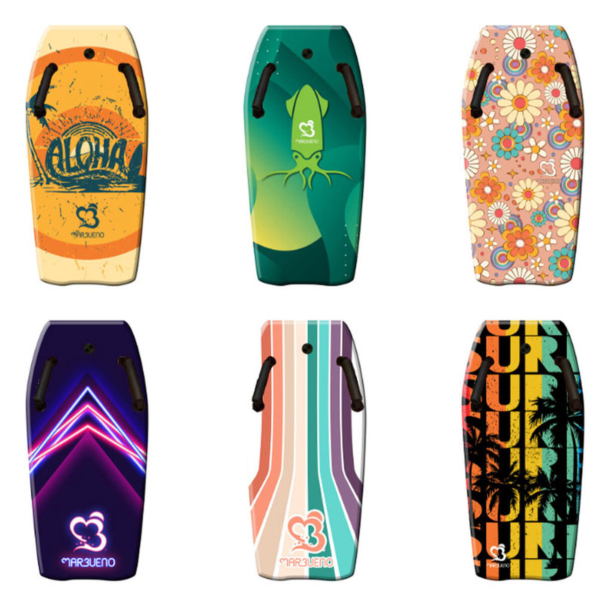 Planche de BodyBoard Marbueno Multicouleur 4 x 84 x 44 cm