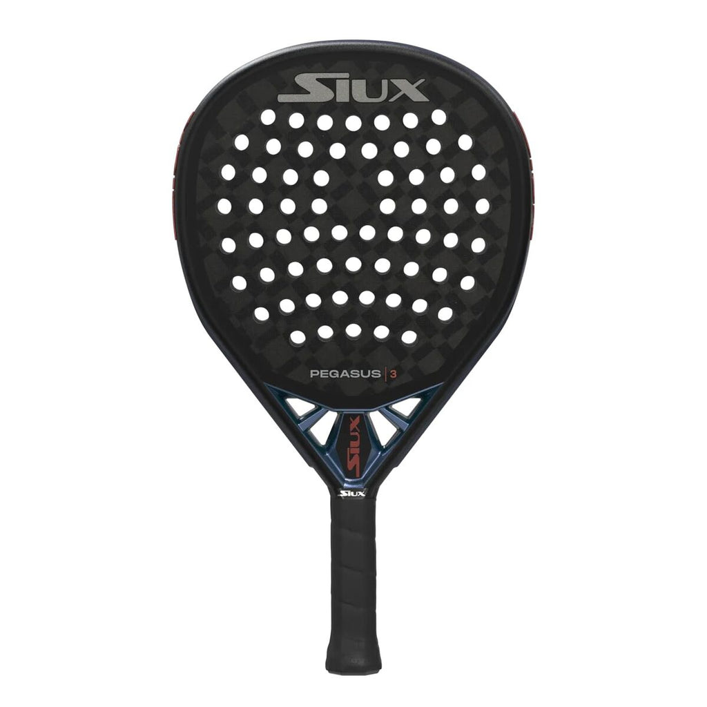 Raquette de Padel Siux Pegasus 3 2025 Bleu Noir Fibre de Carbone Carbone