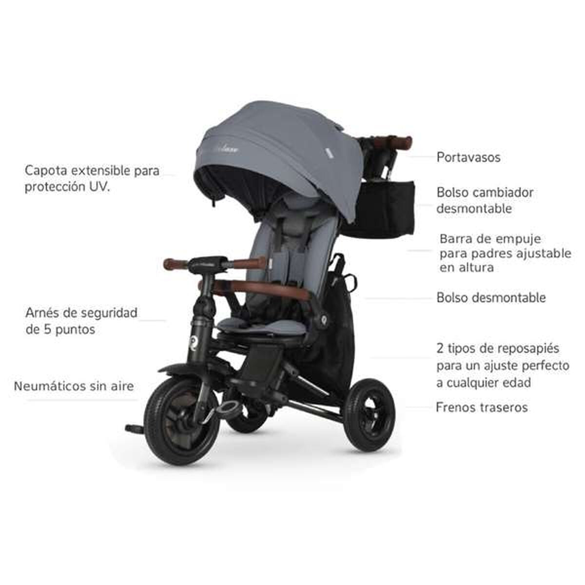 Tricycle Ociotrends Gris