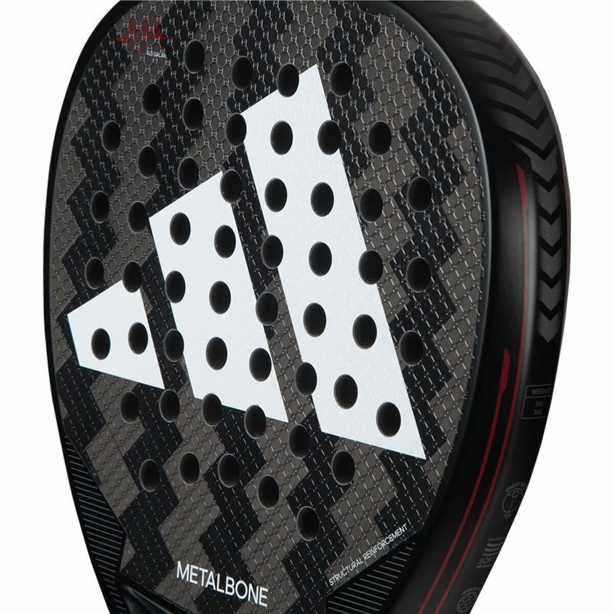 Raquette de Padel Adidas Adipower Metalbone 3.3 2024 (Ale Galán) Noir