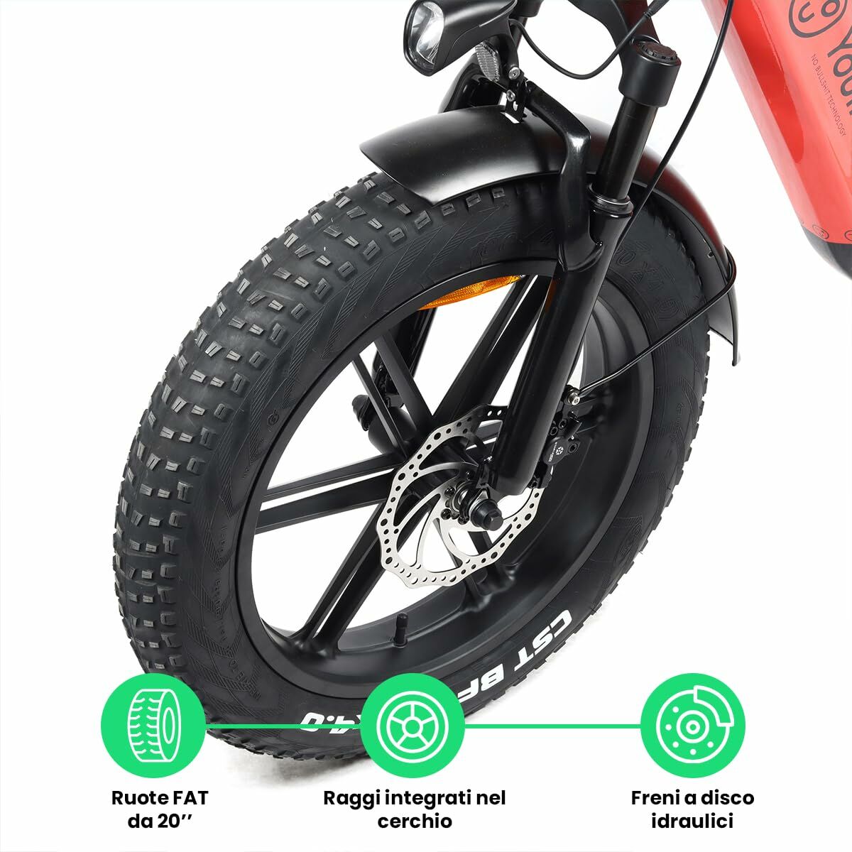 Vélo Électrique Youin BK1716 LUXOR II Corail 250 W