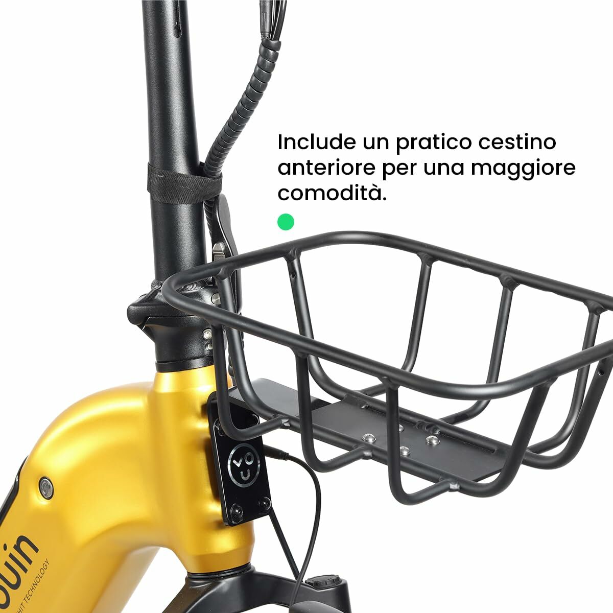 Vélo Électrique Youin BK1750 LUXOR II PRO A/N Jaune 250 W