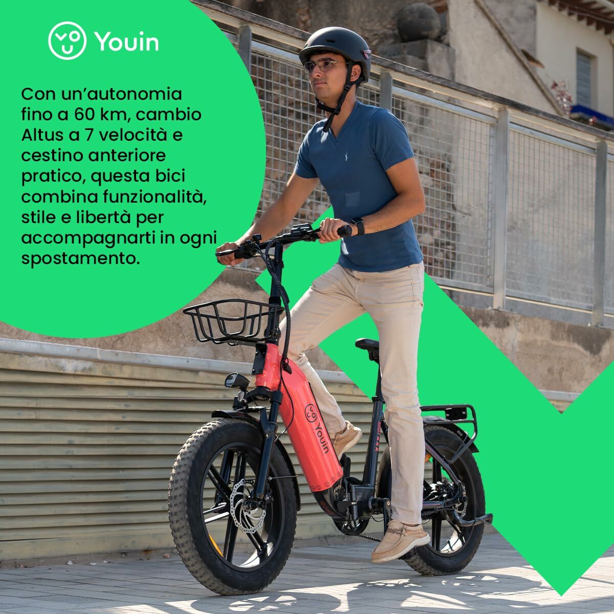 Vélo Électrique Youin BK1750 LUXOR II PRO A/N Jaune 250 W