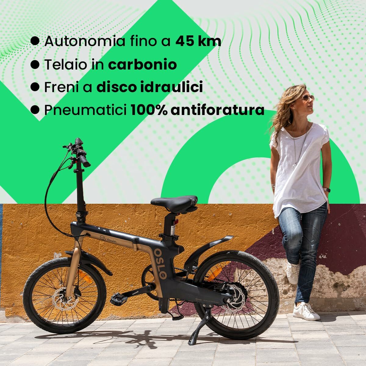 Vélo Électrique Youin BK1950 OSLO PRO Noir Doré