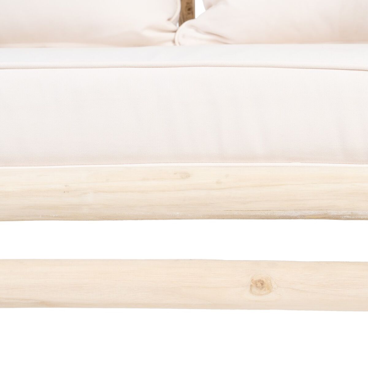 Canapé deux places AKAR 131 x 80 x 77,5 cm Naturel bois de teck