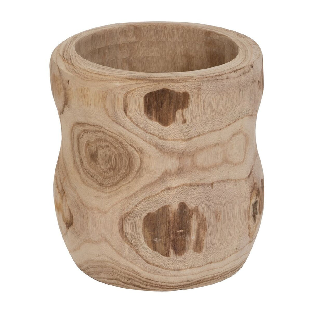 Set de pots de fleurs Naturel Bois de paulownia 44 x 44 x 46 cm (3 Unités)
