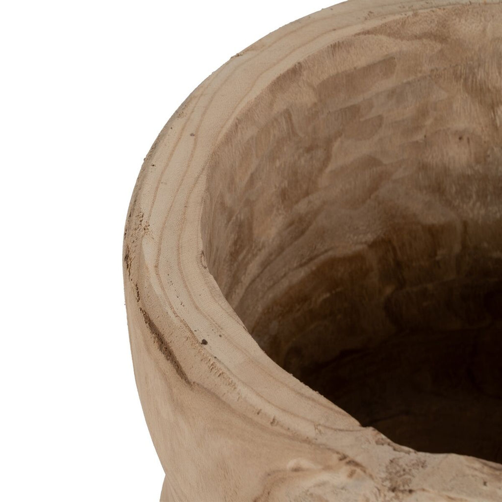 Set de pots de fleurs Naturel Bois de paulownia 44 x 44 x 46 cm (3 Unités)