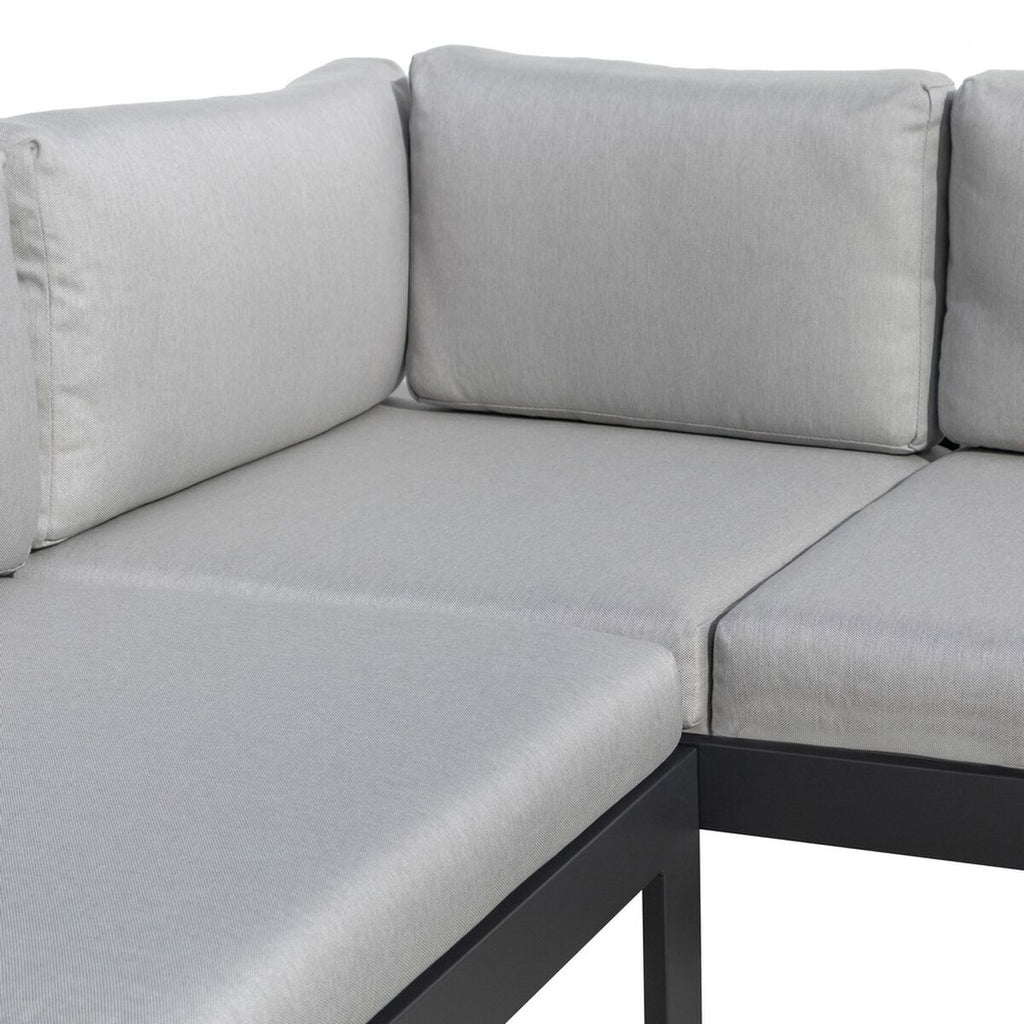 Canapé de jardin Agnes Graphite 224 x 224 x 65,5 cm Coin