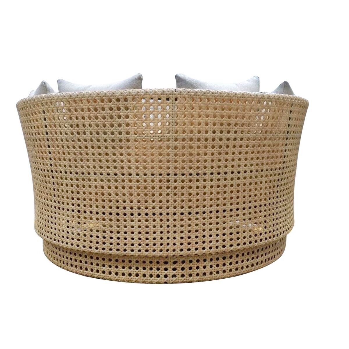 Lit de jardin Niva Blanc Marron 133 x 126 x 70 cm