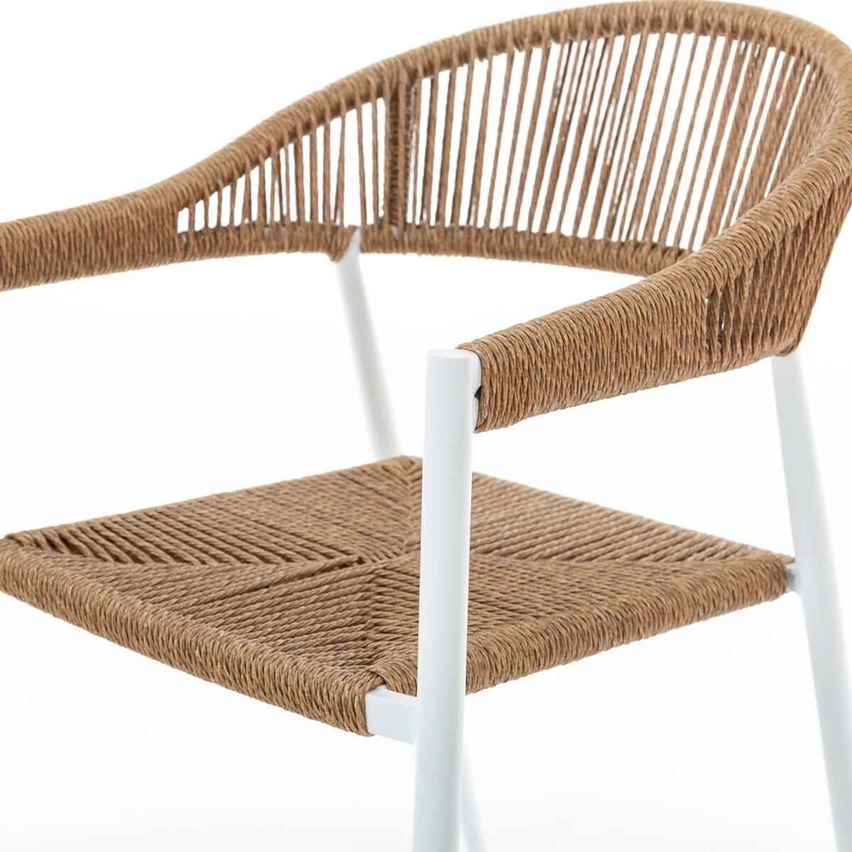 Chaise de jardin Neska Blanc Aluminium 62 x 65 x 80 cm