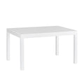 Table de Salle à Manger Thais Blanc Aluminium 135 x 90 x 74 cm