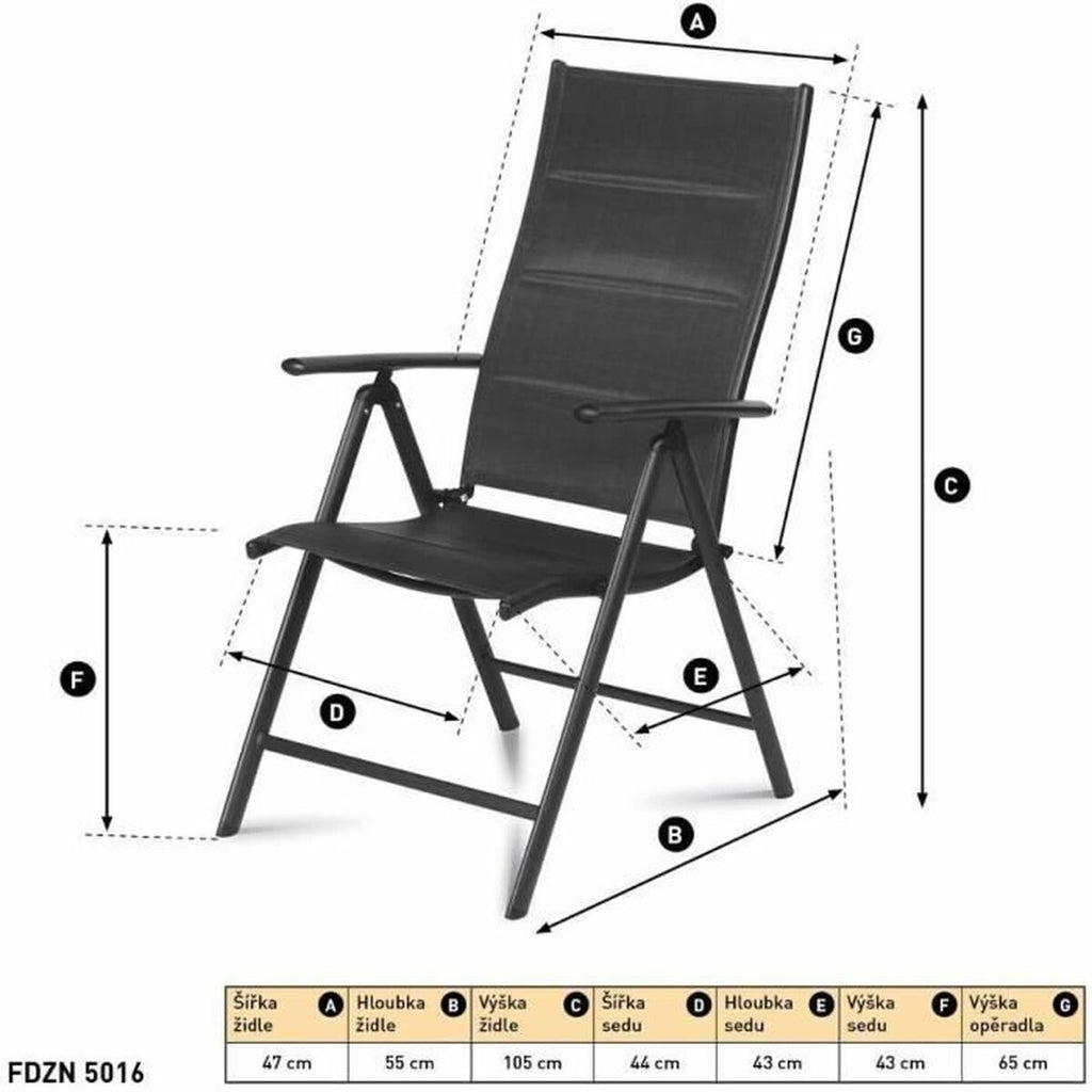 Chaise de jardin Fieldmann FDZN 5016