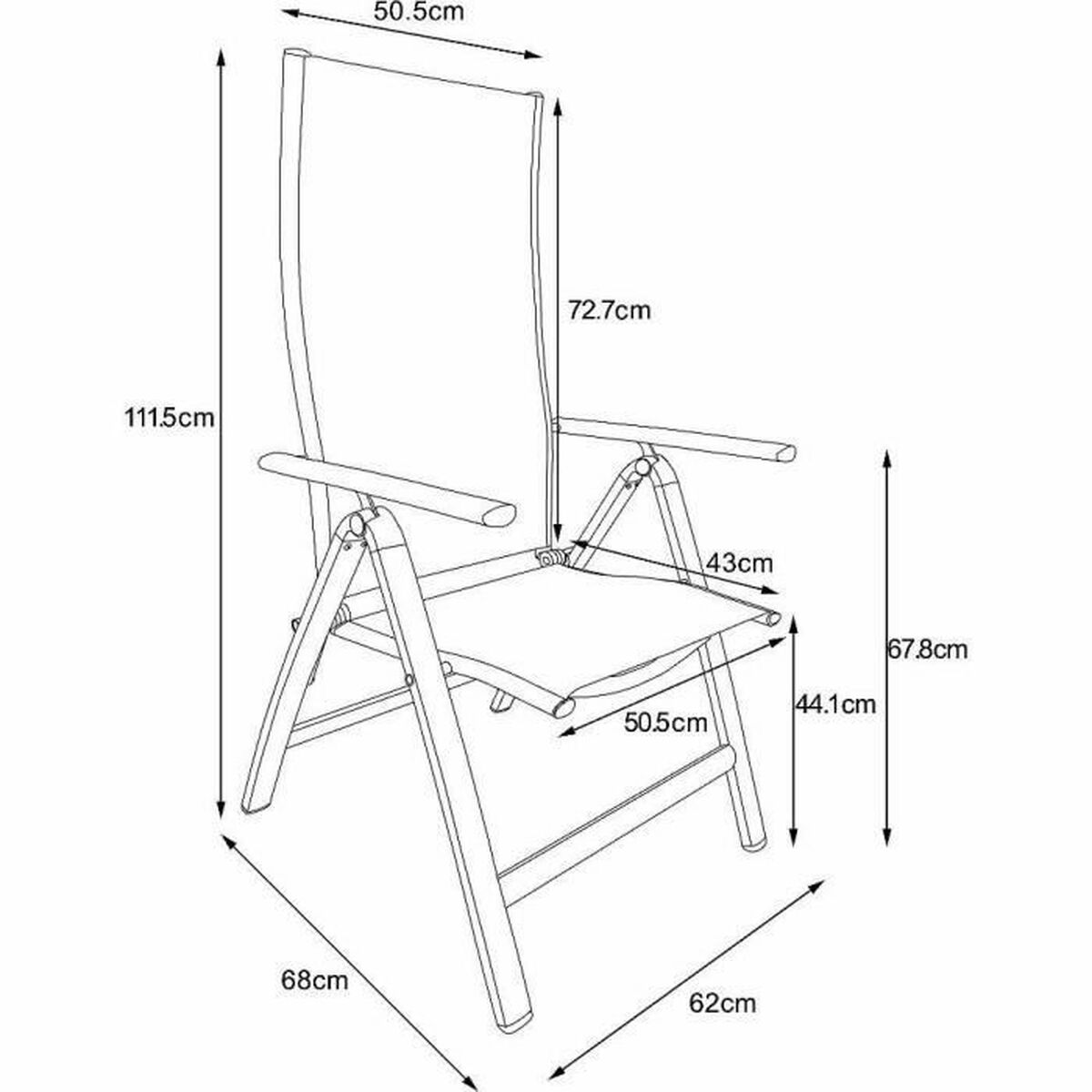 Chaise de jardin Fieldmann FDZN 5018