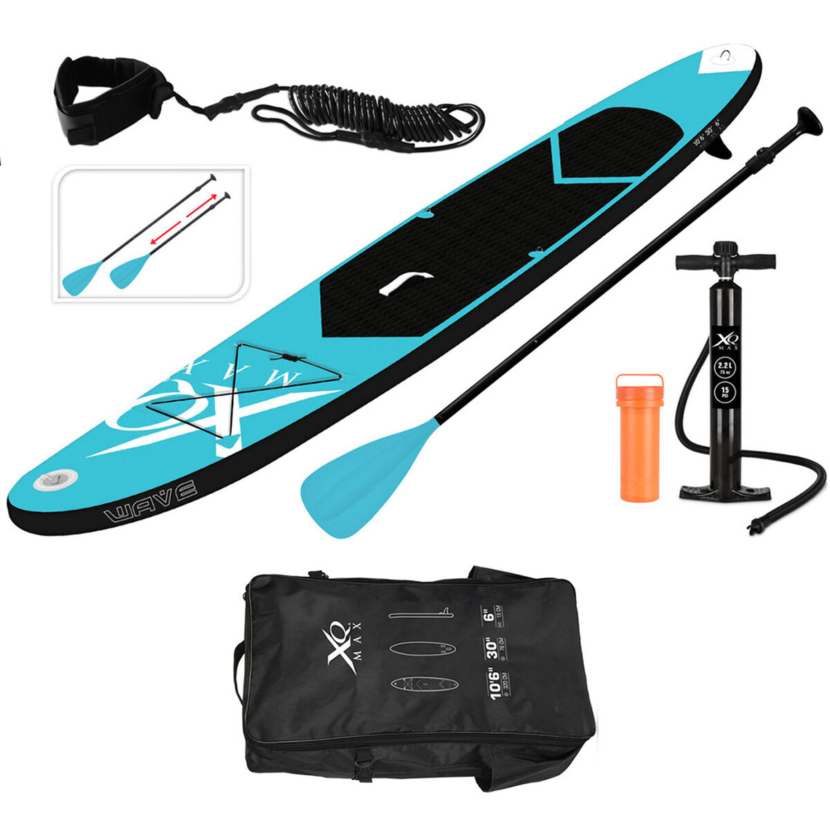 planche de Paddle Surf XQ Max Bleu