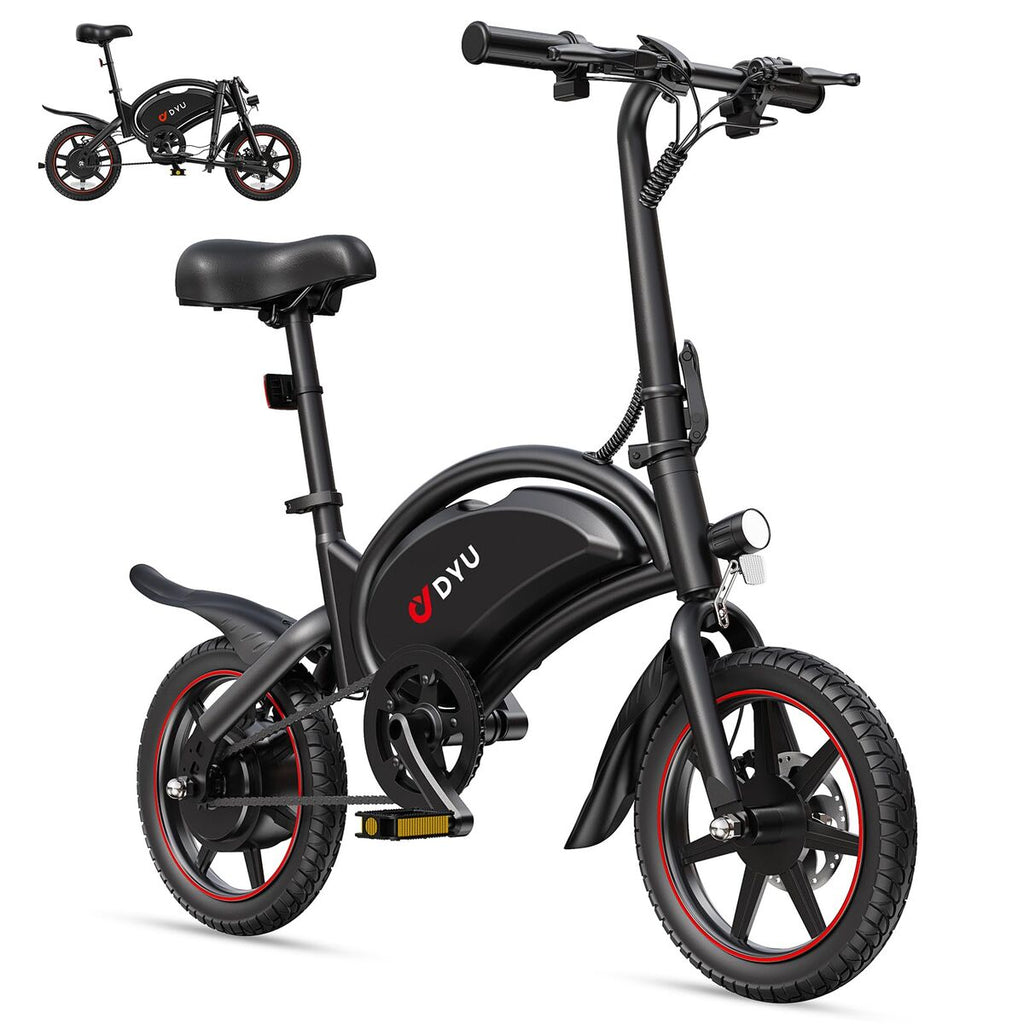 Vélo Électrique DYU DYU-D3S-001 Noir 250 W 10 Ah 14"