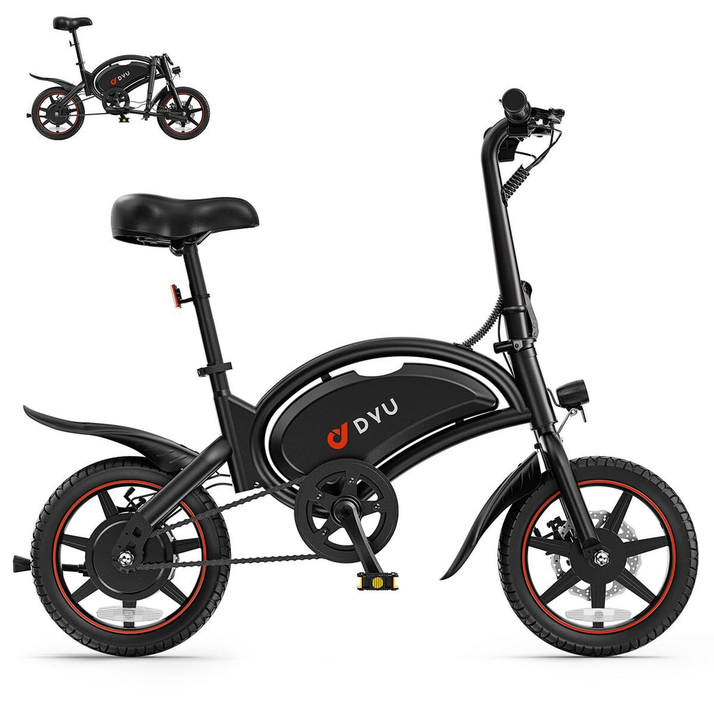 Vélo Électrique DYU DYU-D3S-001 Noir 250 W 10 Ah 14"