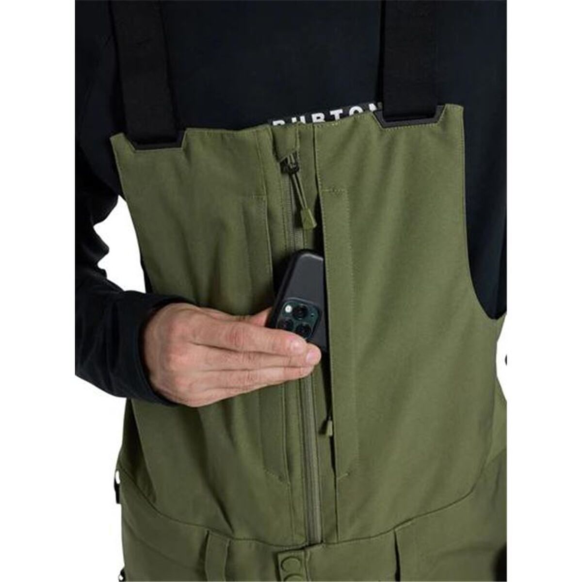 Pantalons de neige Burton Reserve Bib Vert Homme