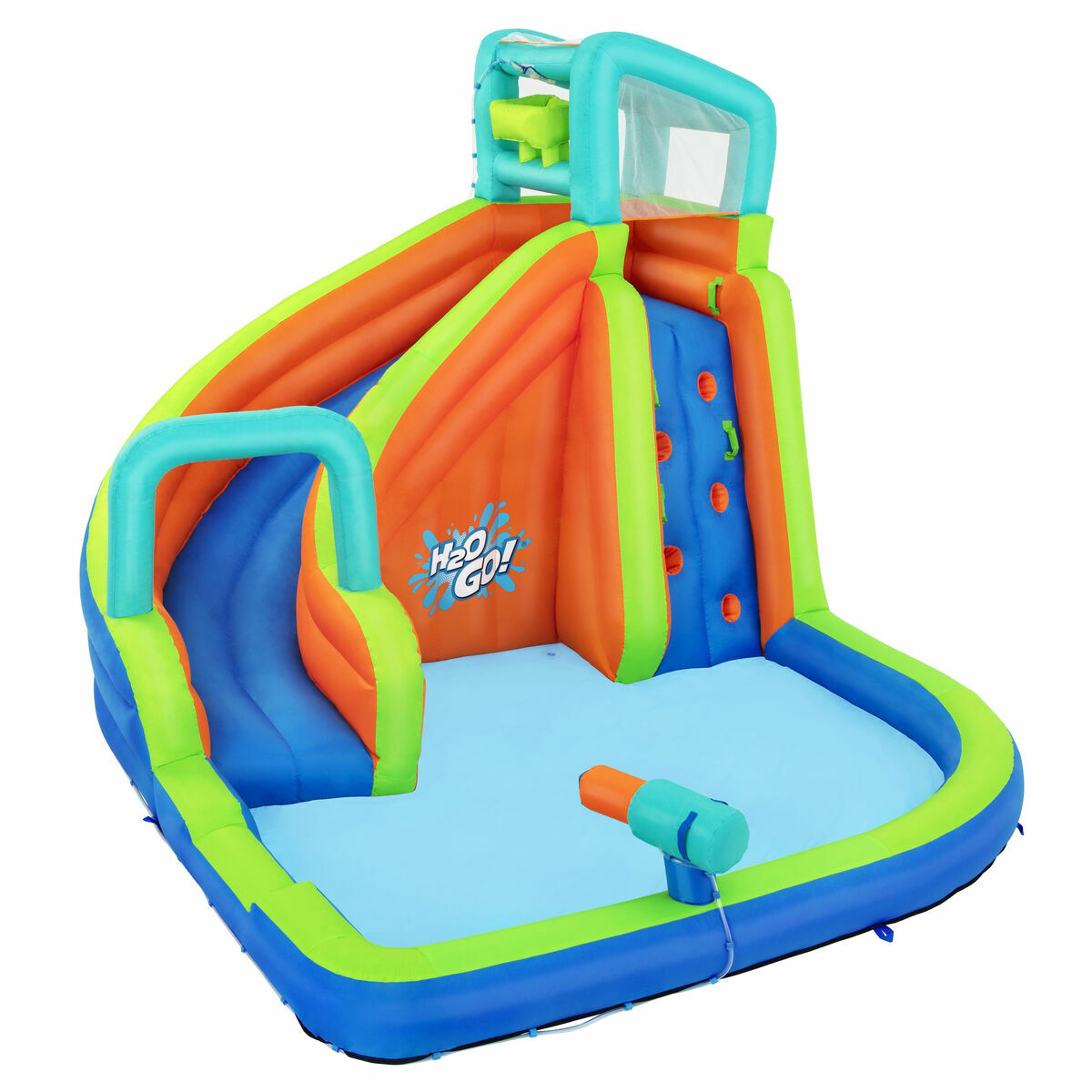Bestway Piscine Parc Aquatique Gonflable 365x320x240 cm + 5 Ans Jardin 53408