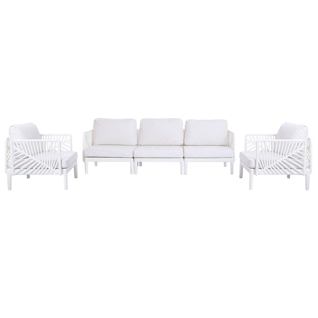 Canapé de jardin Home ESPRIT Crème 222 X 74 X 70 CM