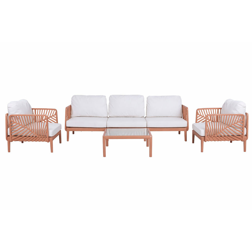 Canapé de jardin Home ESPRIT Terre cuite 222 X 74 X 70 CM
